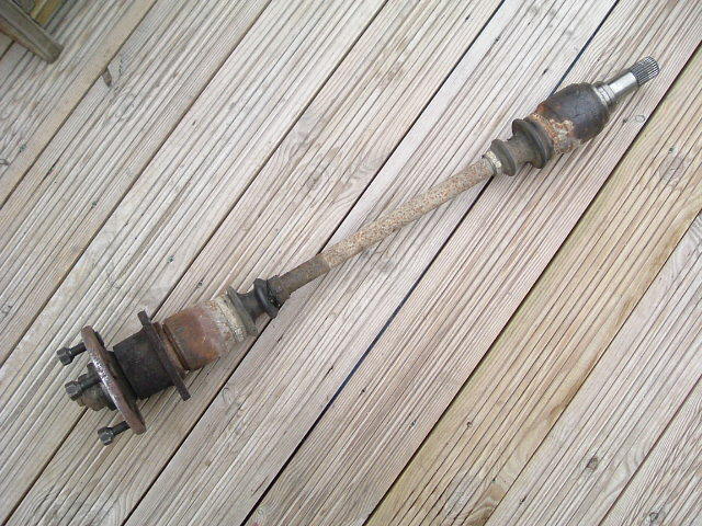 Driveshaft before.