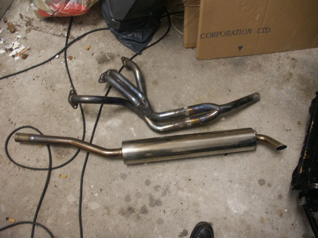 Caterham 4 in 2 in 1 exhaust