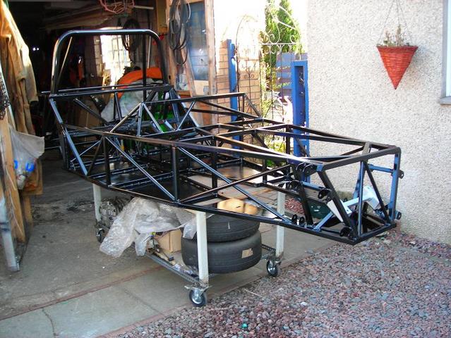 Chassis in paint and daylight