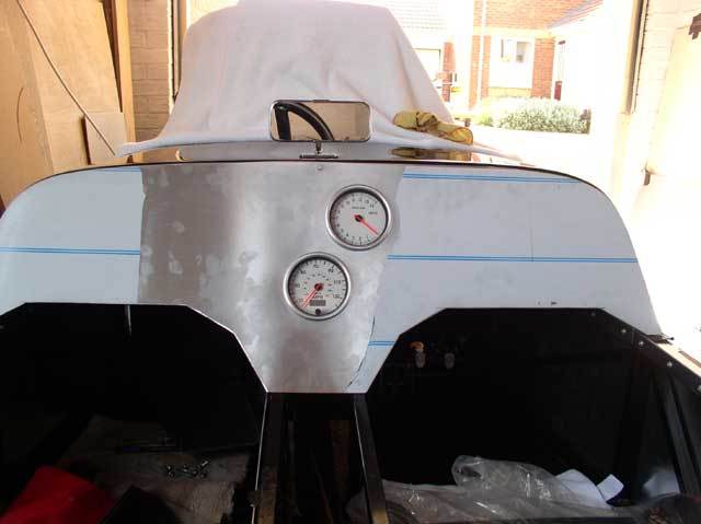 Dash panel under construction