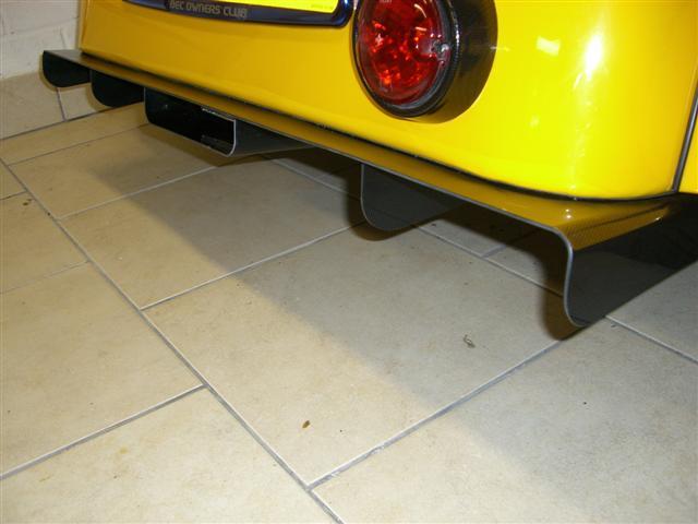 Rear diffuser