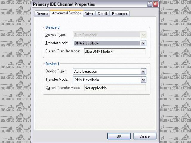 XP DMA information