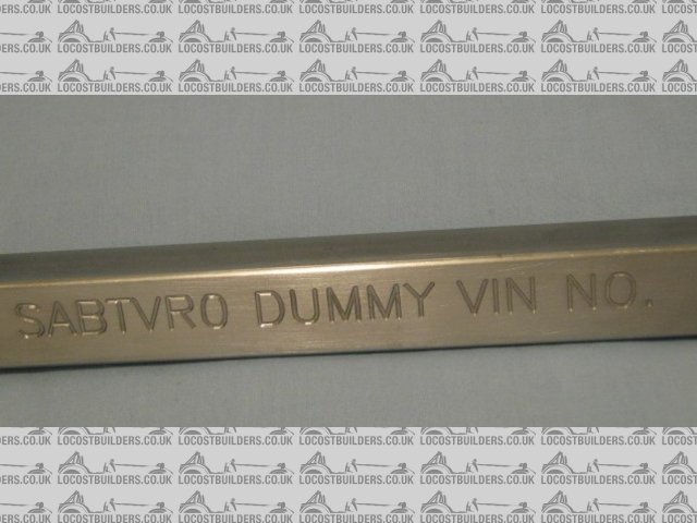 Machined Dummy Vin no.