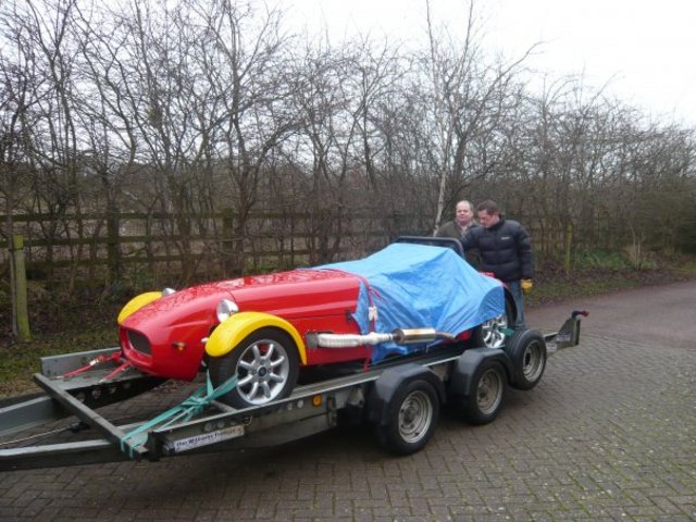 Loading up for DVLA inspection