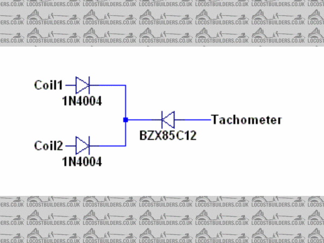 Adapter to drive tachometer from wasted spark system (e.g. EDIS)