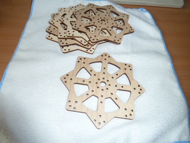 laser-cut plywood