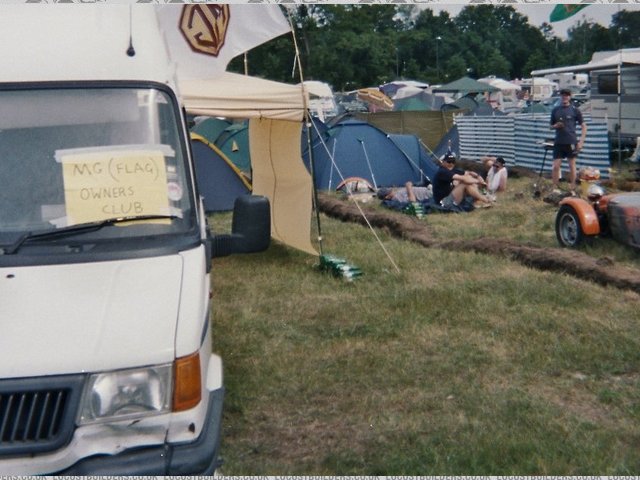 The MG (flag) Owners Club were next door