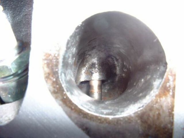 polished outlet port