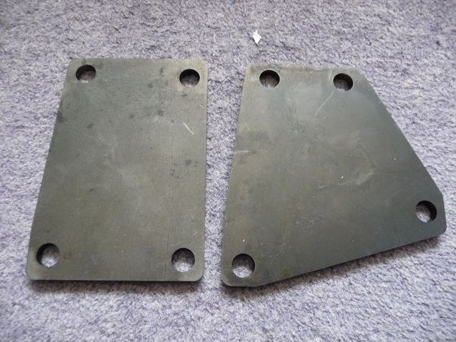 Engine mount plates