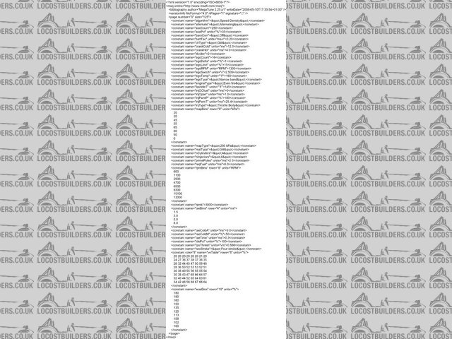 n/a megasquirt map 893 blade