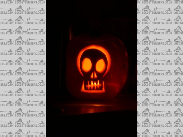 Skull pumpkin