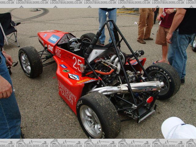 Guelph FSAE 4x4 -- rear, left