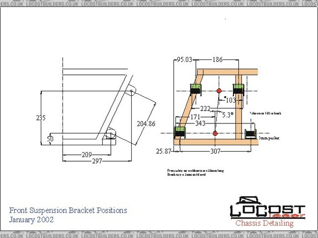 front suspension dimensions simplified for your build!