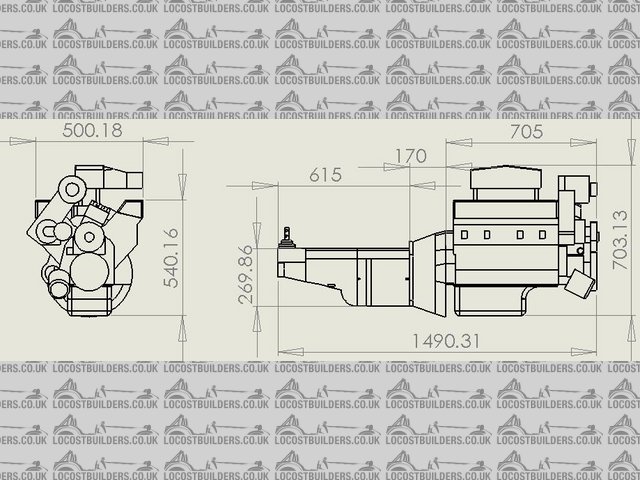 V8 + T5 dimensions