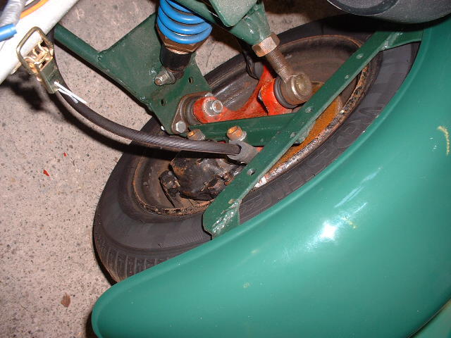 angle wing mount using caliper bolts